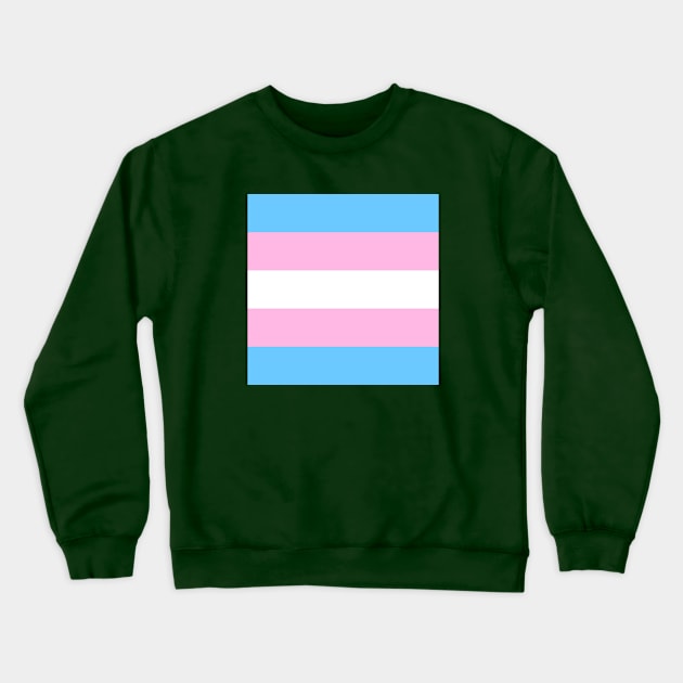 Transgender Flag Crewneck Sweatshirt by Mey Designs